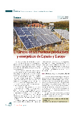 El cambio en los modelos productivos y energéticos de España y Europa