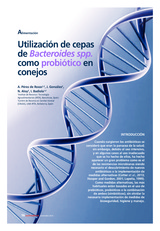 Utilización de cepas de Bacteroides spp. como probiótico en conejos